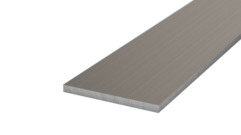 Prinz profilo piatto 40 x 3 mm - N. 116 - Acciaio inox spazzolato - 250 cm