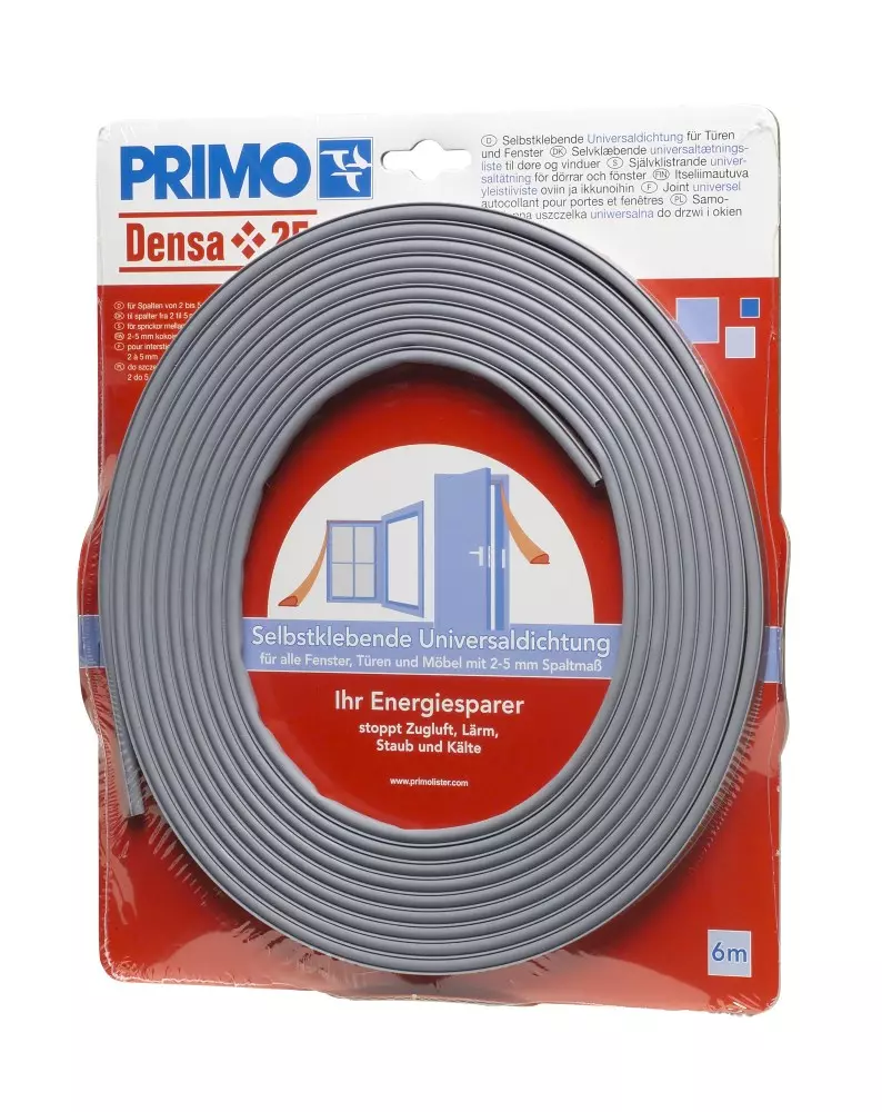 Sealing profile - self-adhesive - 6m - grey