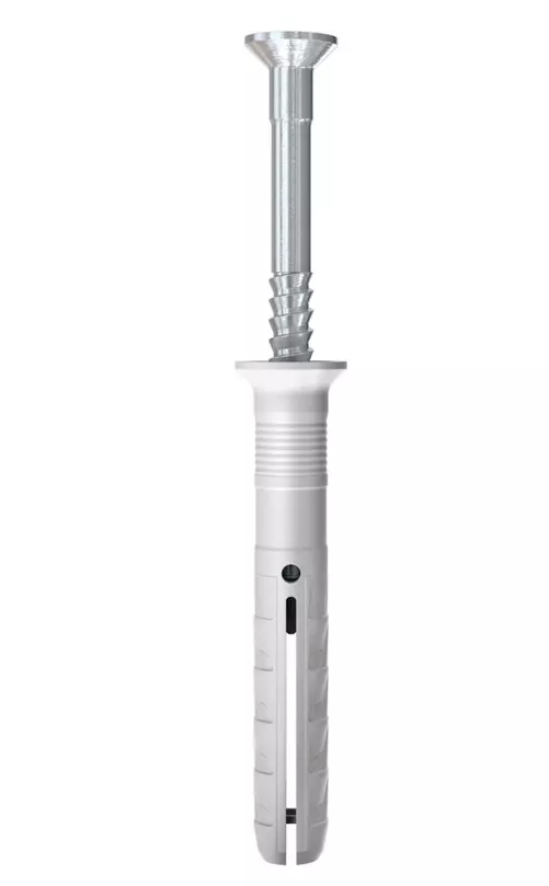 100 Stück fischer Nylon - Nageldübel, 5x50 - vormontiert