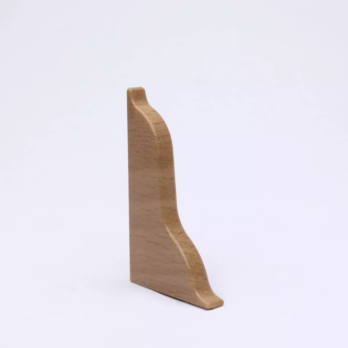 Abschluß links für Duo-Flexleiste 54mm Buche