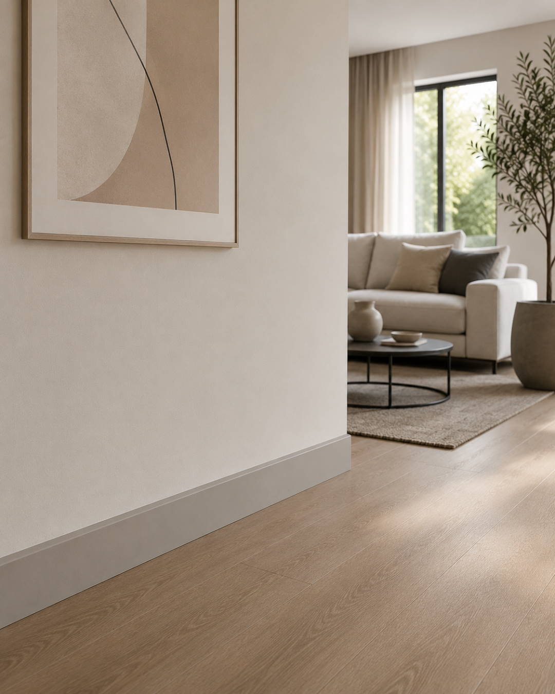 Decor plinthes 60mm gris sable