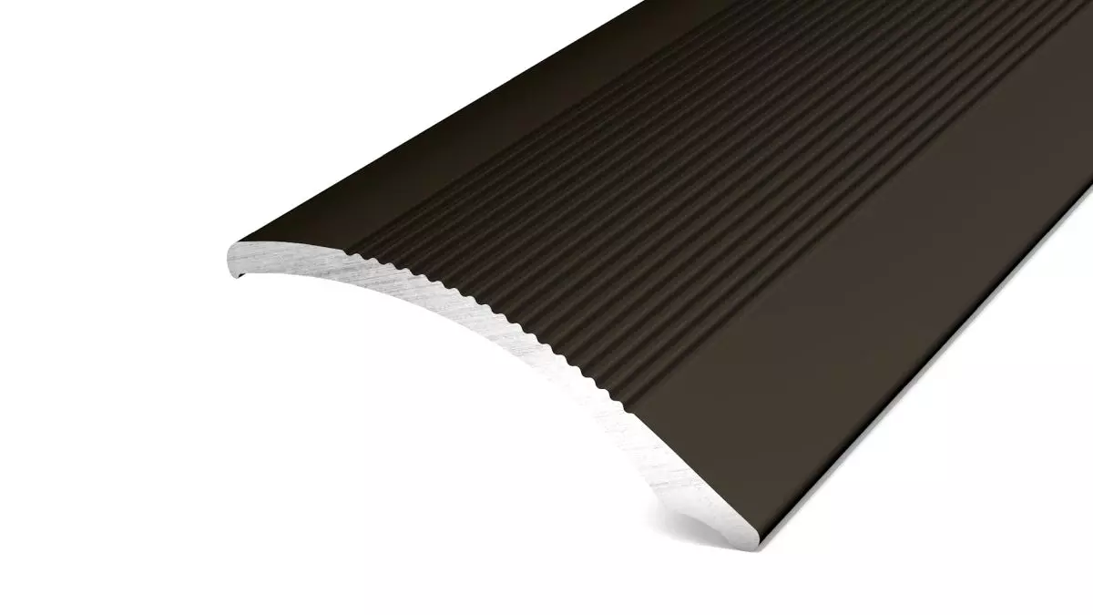 Adjustment profile 38 mm self-adhesive Black powder-coated - 3.00 m
