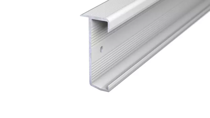 Stair nosing profile no. 276 for 7-10 mm coverings silver - 3.00 m