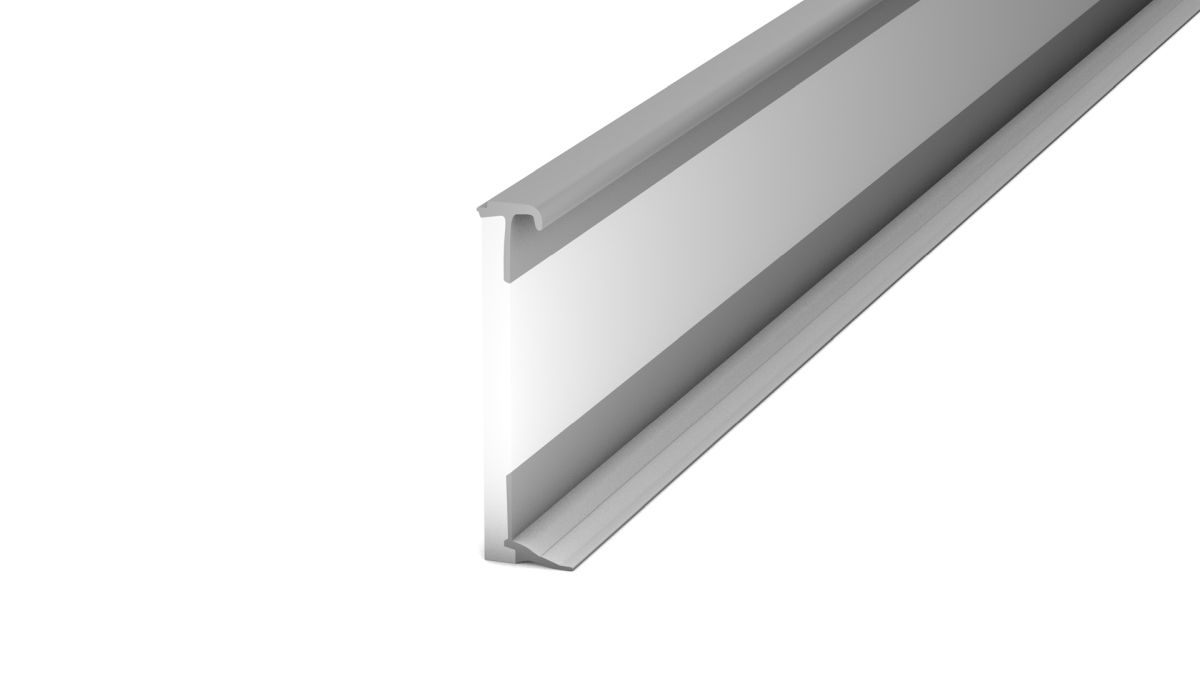 Prinz einklebeleiste - Plastica. per designbeläge 2,0 - 3,5 mm. - N. 816 - Argento 250 cm
