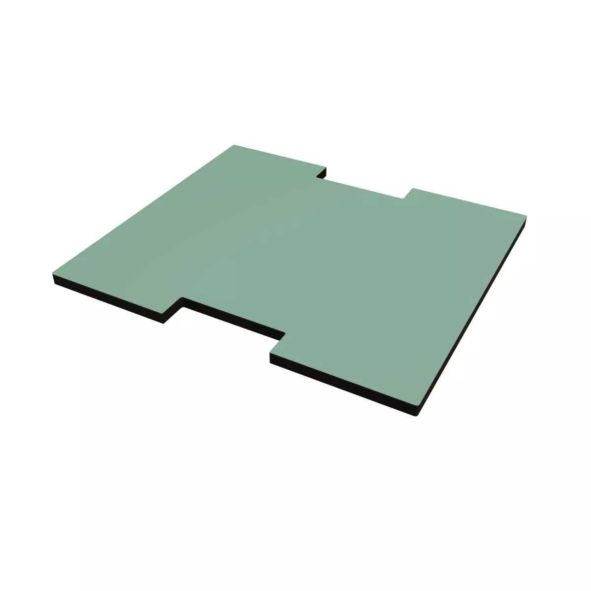 Cube shelf for design room divider - Mint