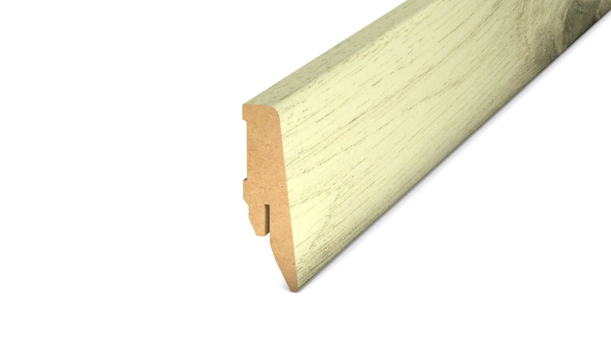 Prinz MDF-battiscopa 18 x 58 mm - N. 809 - White oak - 250 cm