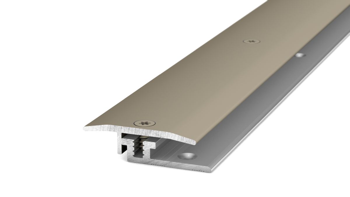Prinz LPS design profilo di transizione 27 mm - N. 326 - Acciaio inox opaco - 270 cm