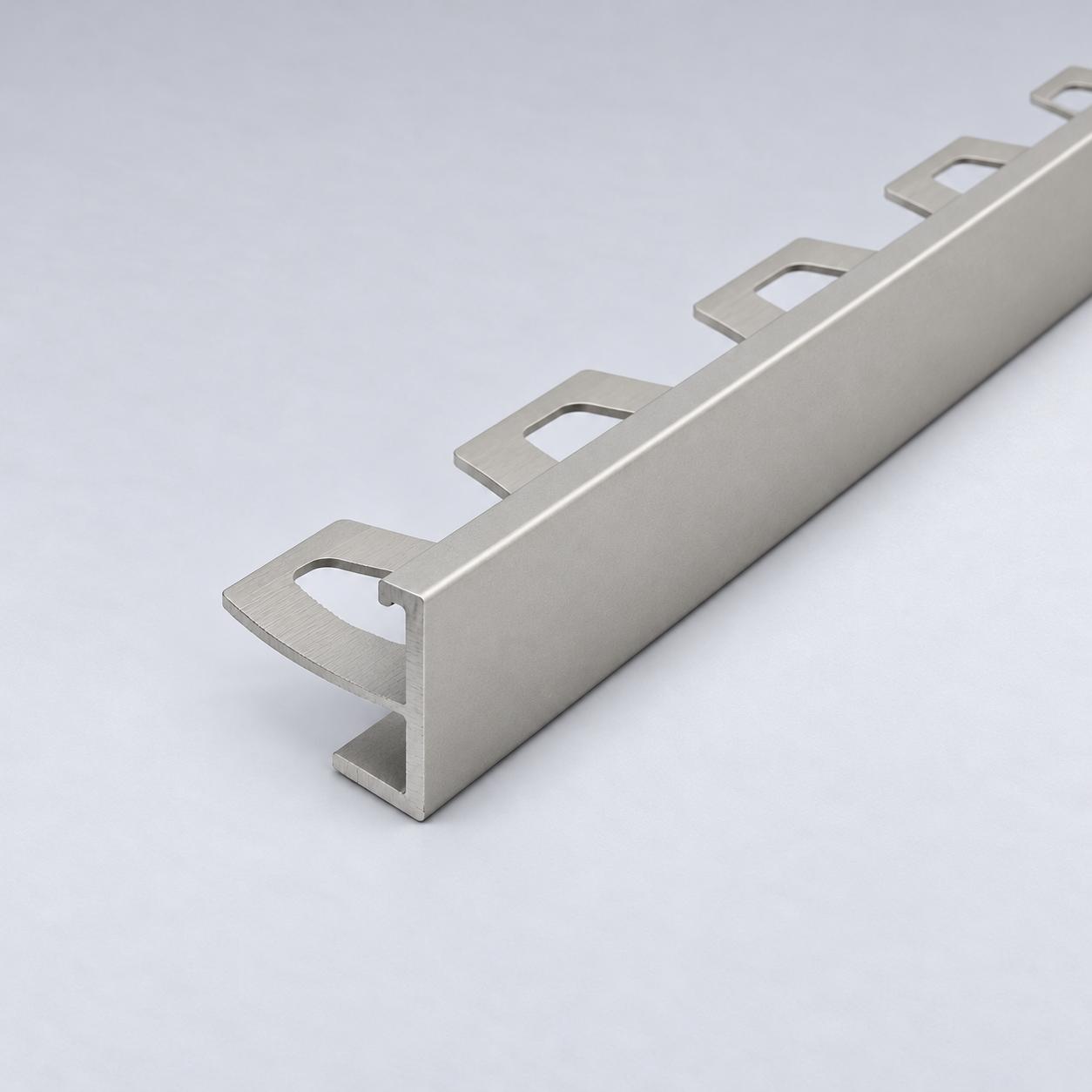 Giunti in alluminio per piastrelle profilo terminale alu 8mm