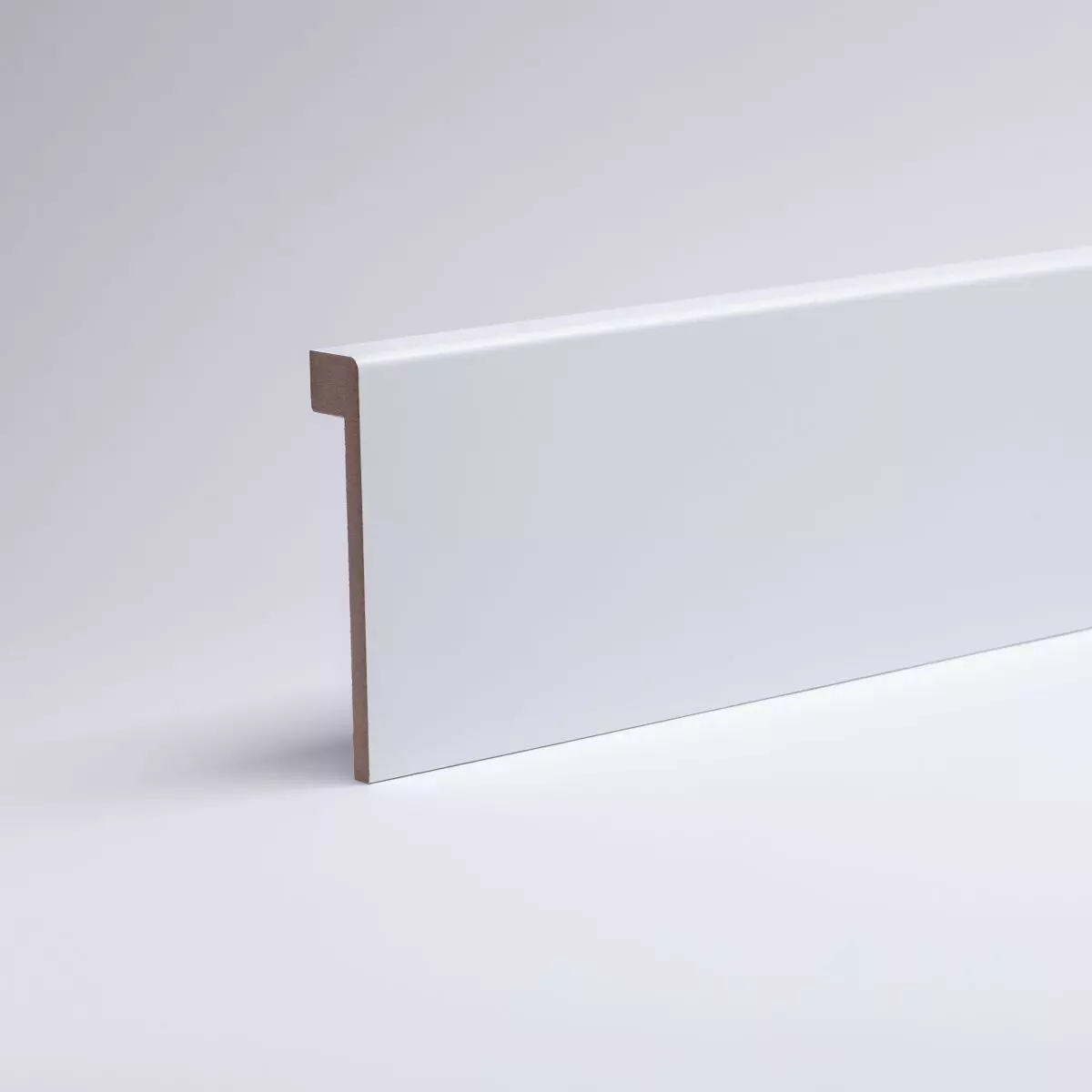 Cover skirting 100mm white