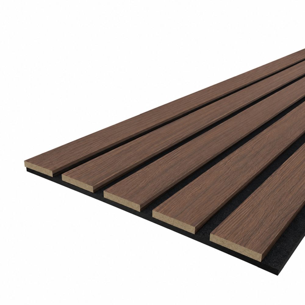 Campione LX - rovere scuro - feltro acustico nero