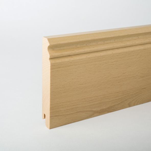 Sockelleiste Berliner Profil 120mm - Buche gelackt