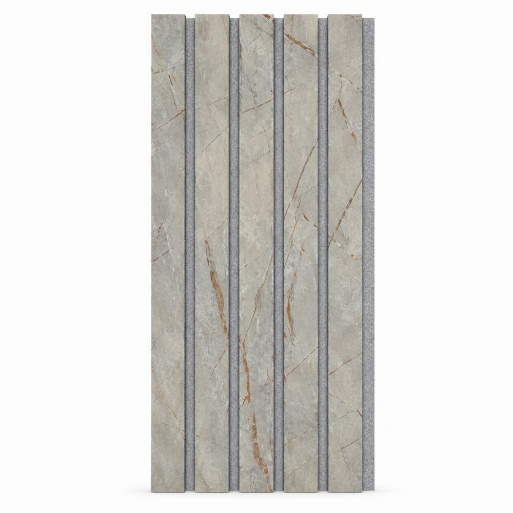Pannello acustico LX 2600 x 400 mm - Feltro acustico grigio - Golden Stone