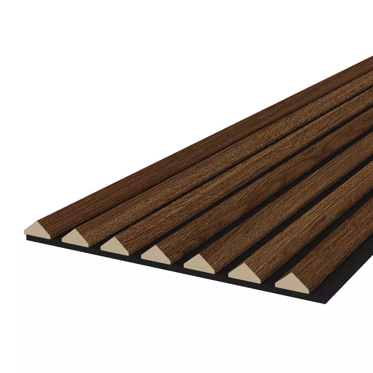 Akustikpaneel K2 - Filzfarbe Schwarz 2600x400mm - verschiedene Farben