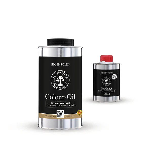 OLI-NATURA Colour-Oil Midnight Black - inklusive Härter