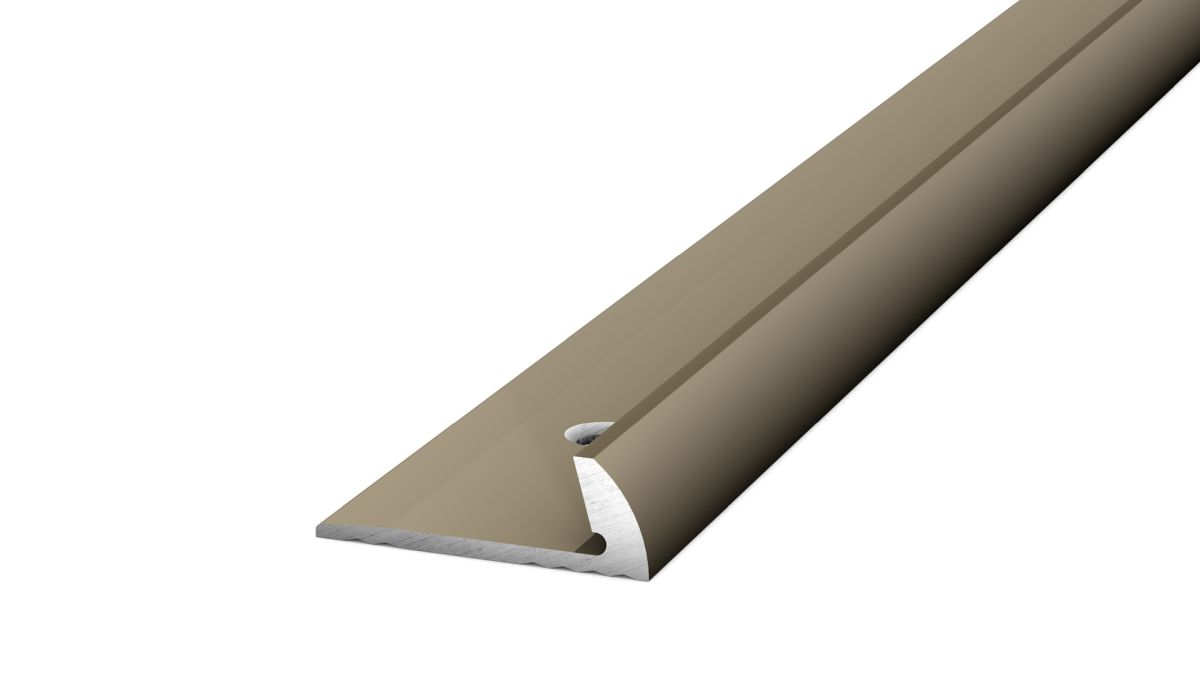 Prinz profilo di finitura 18 x 6 mm - N. 158 - Acciaio inox opaco - 250 cm