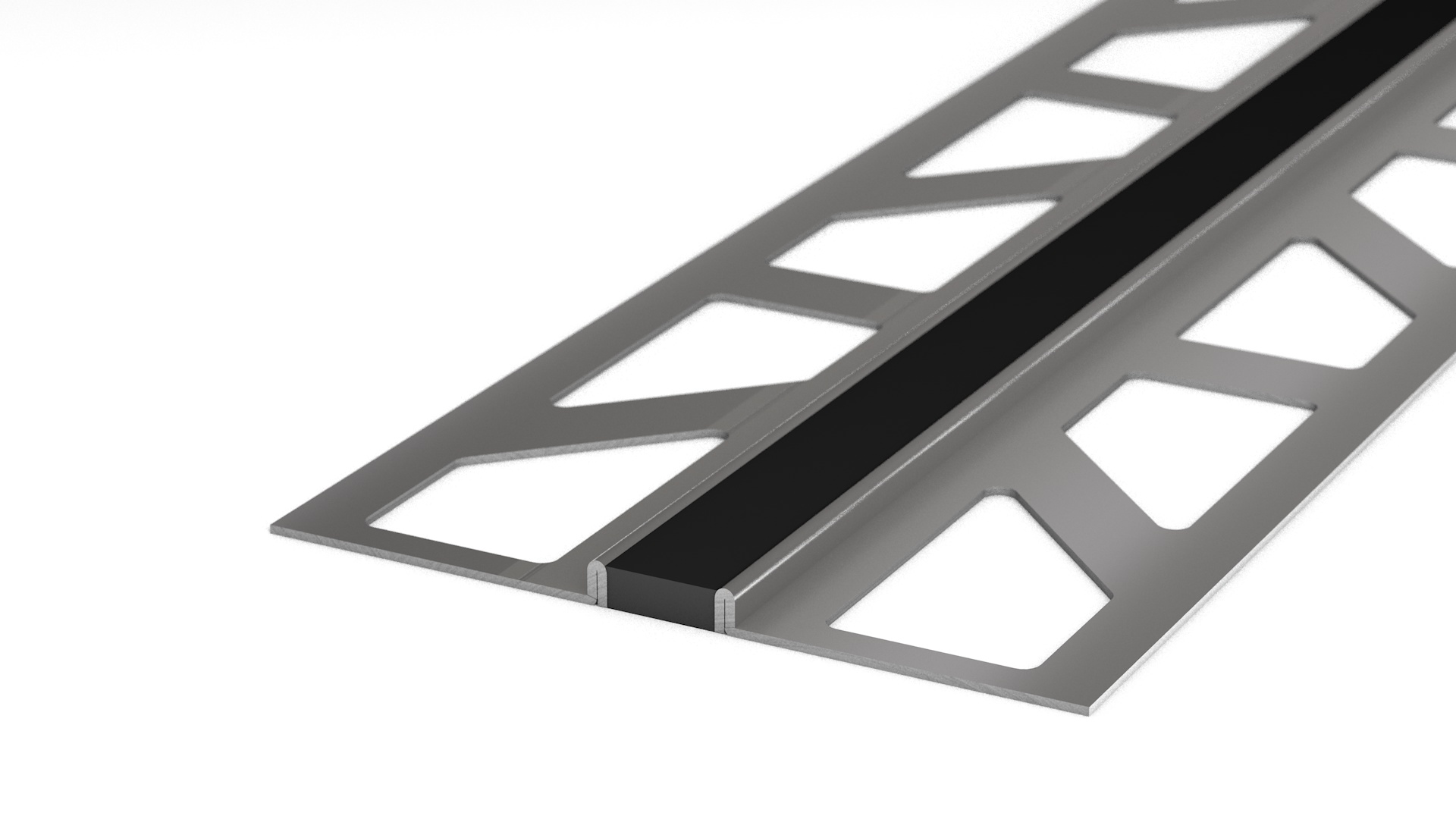 Prinz Dehnungsfugenprofil 2,5 mm - Nr. 785 - Schwarz - 300 cm