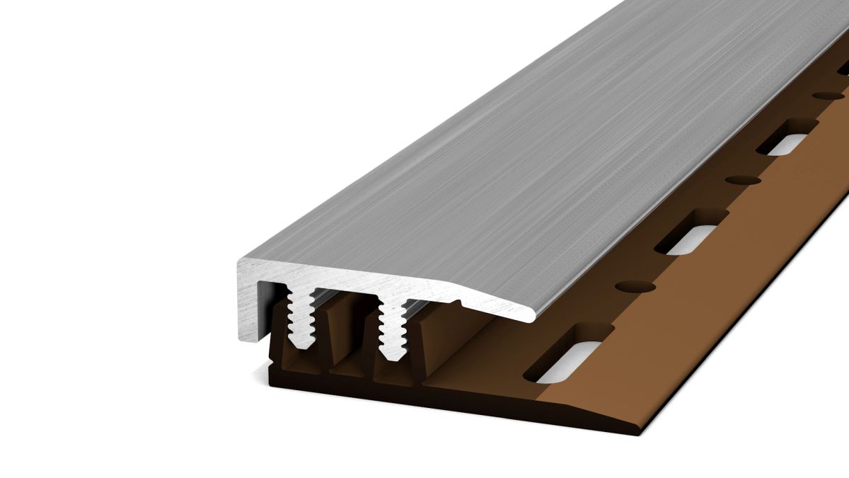 Prinz profi-design profilo di finitura 21 mm - N. 324 - Acciaio inox spazzolato - 100 cm