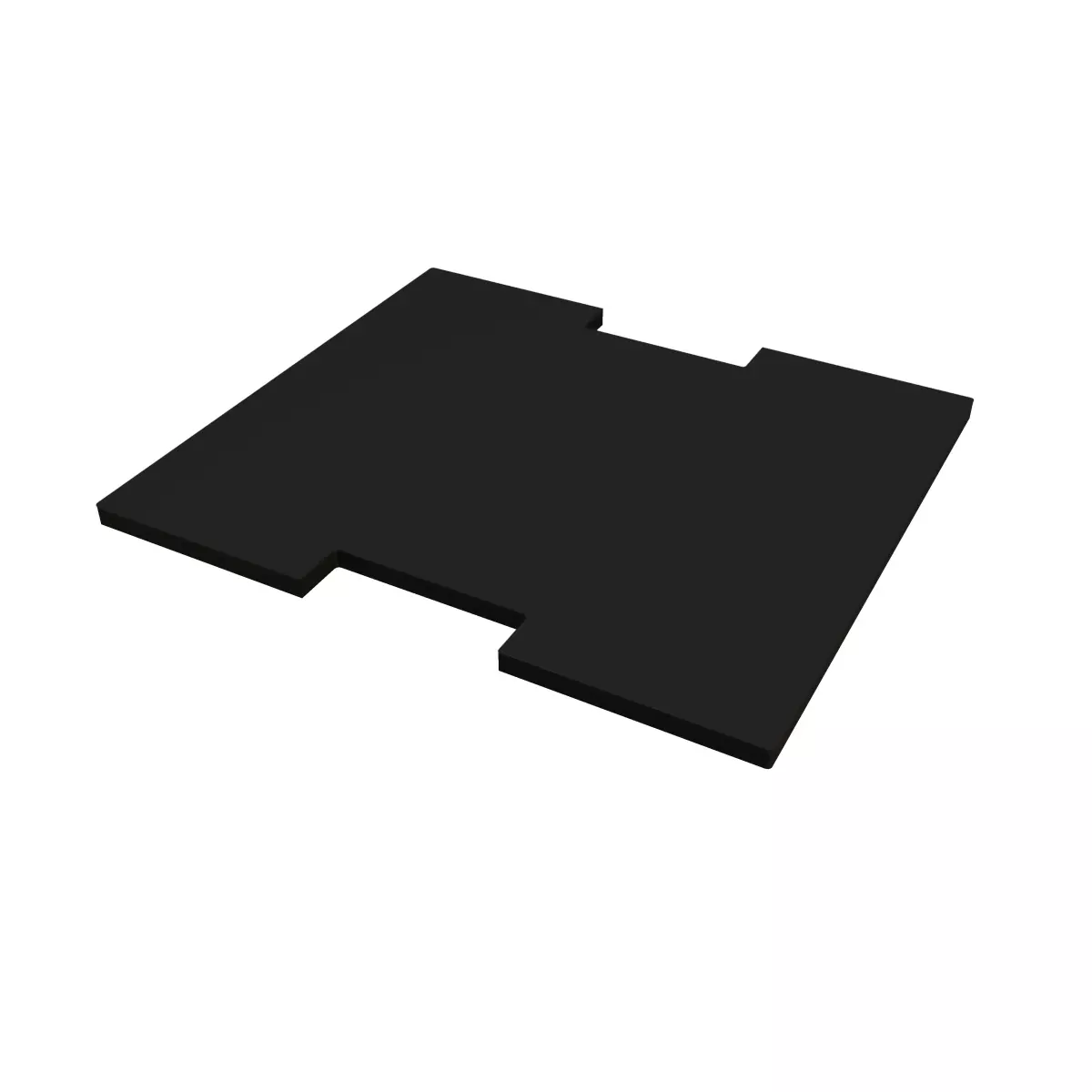 Cube shelf for design room divider - black