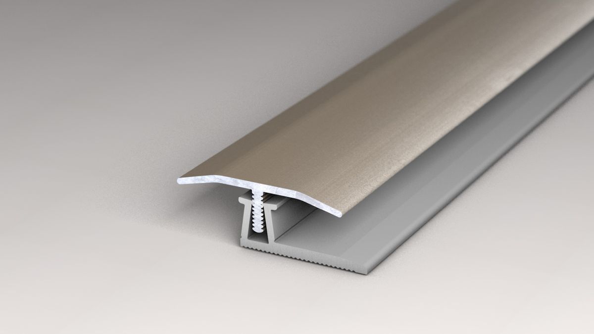 Prinz Eco-Clip profilo di transizione 30 mm - N. 440 - Acciaio inox opaco - 100 cm