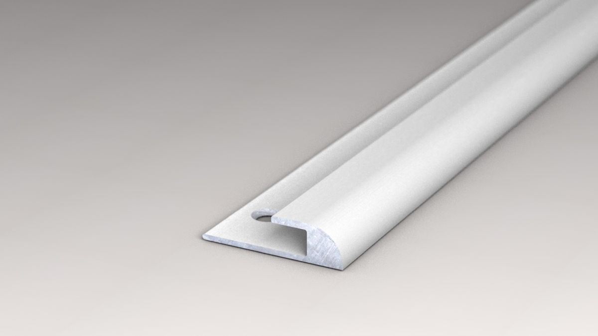 Prinz profilo di finitura 20 x 5,3 mm - N. 210 - Argento - 250 cm