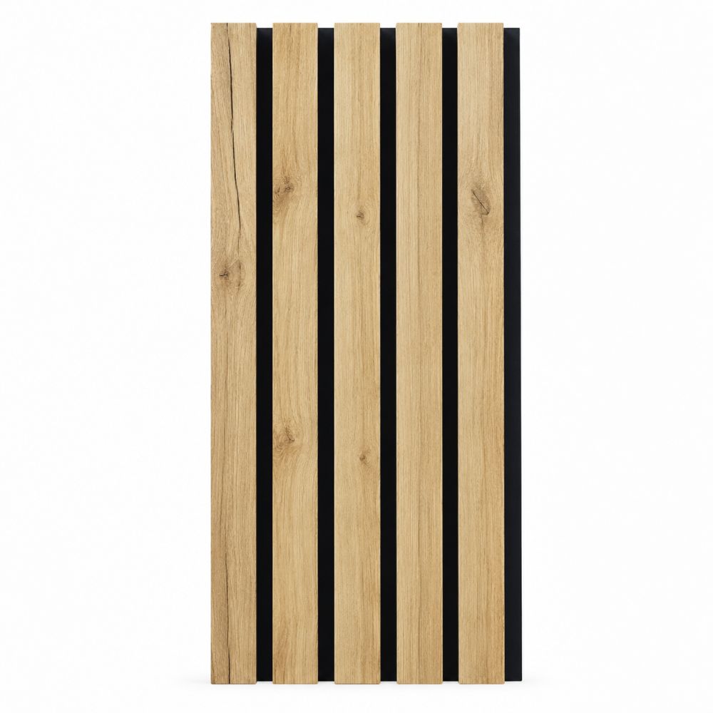 Pannello acustico LX 2600 x 400 mm - Feltro acustico nero - Wild Oak
