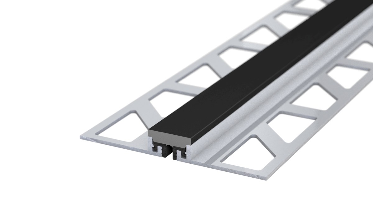 DilaTec 778 Sistema di giunti di dilatazione per rivestimenti da 4-6mm - Nero 2,5m
