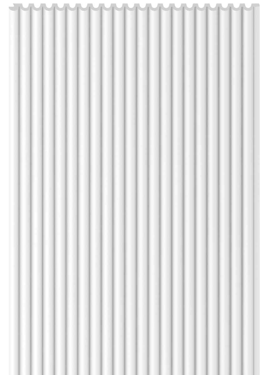 VOX Linerio XS-Line Oval Wandpaneele - Weiß