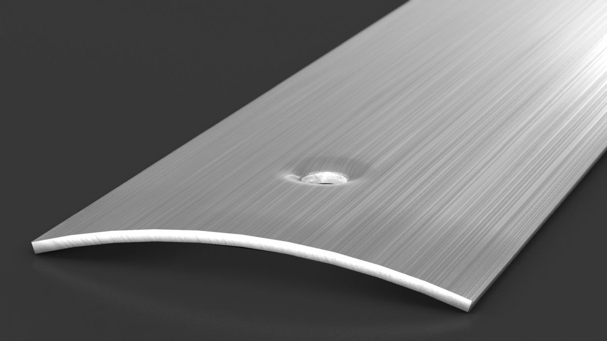 Prinz profilo di transizione 50 mm - N. 101 - Acciaio inox spazzolato - 270 cm