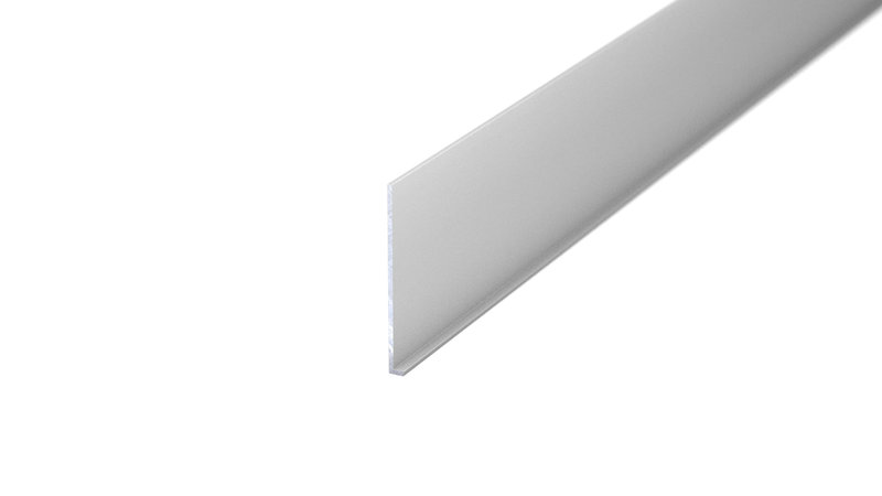 Prinz winkel-battiscopa 5 x 60 mm - N. 375 - Argento - 500 cm