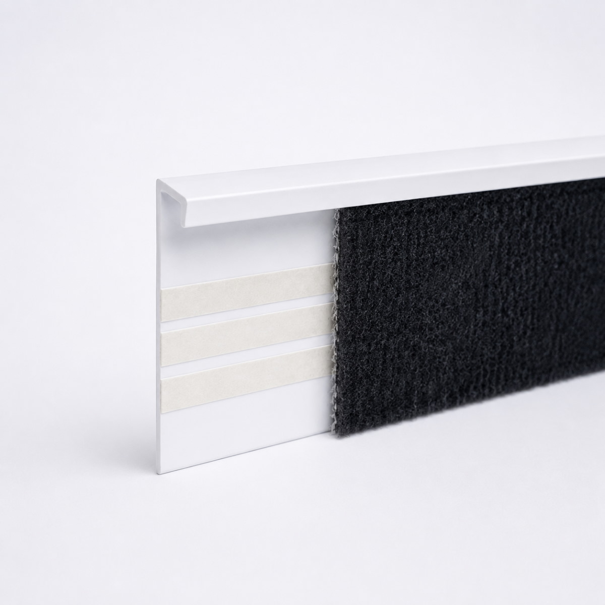 Plinthe flex pour revêtement du sol blanc