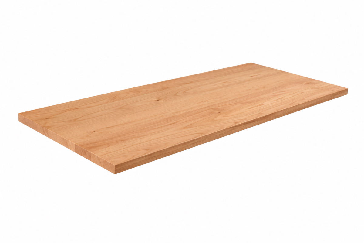 Plateau en bois massif 40mm Plateau de travail Plateau de table Cerisier