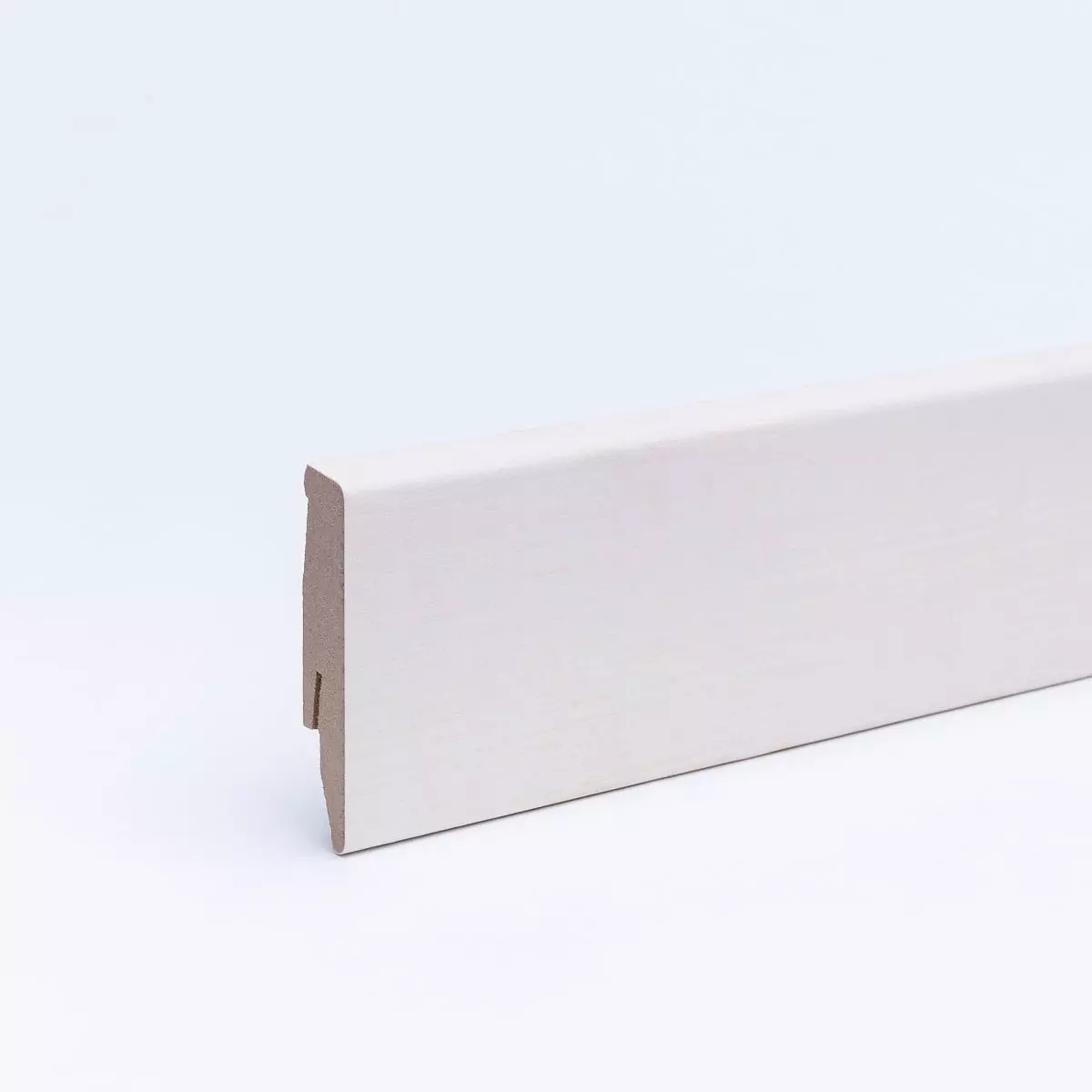 Veneer skirting 60 mm untreated maple