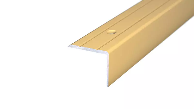 Angle profile 24,5 x 20 mm - 1,00 m to screw - gold