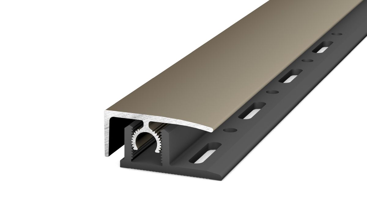 Prinz PROFI-TEC MASTER profilo di finitura 28 mm - N. 313 - Acciaio inox opaco - 270 cm