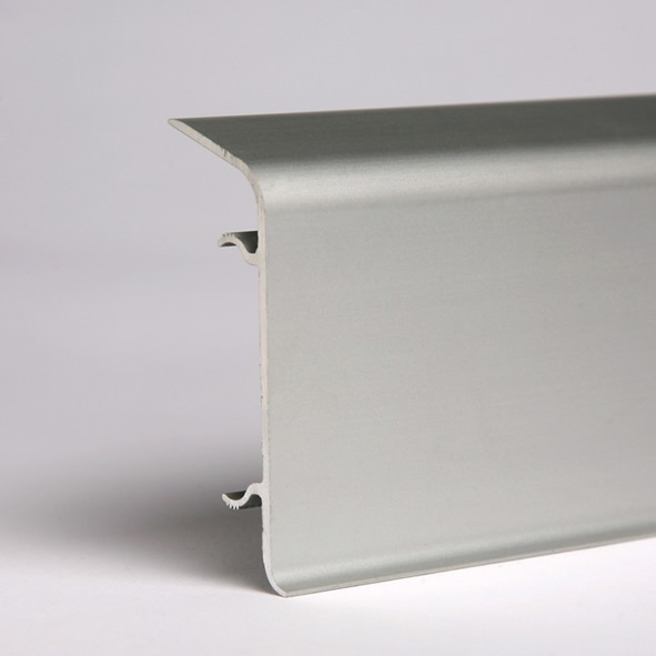 Metal skirting for cable installation - silver