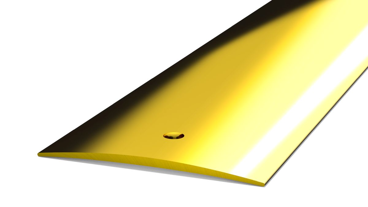 Prinz profilo di transizione 60 mm - N. 128 - Ottone massiccio poliert - 500 cm