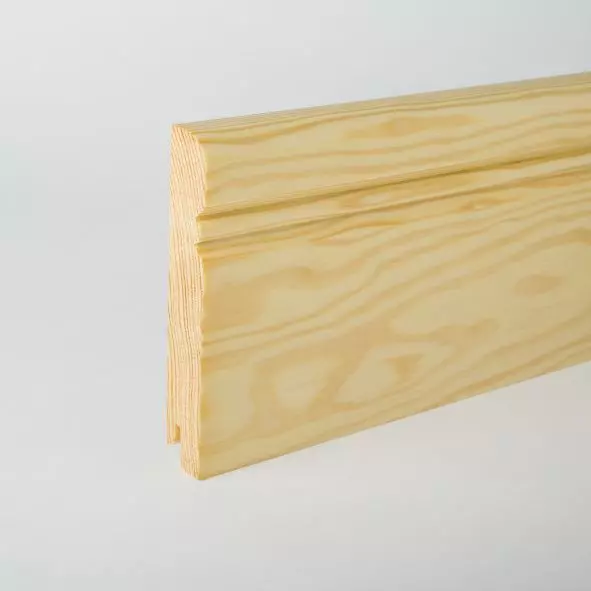 solid wood skirting 100mm with Altreno profile oiled pine