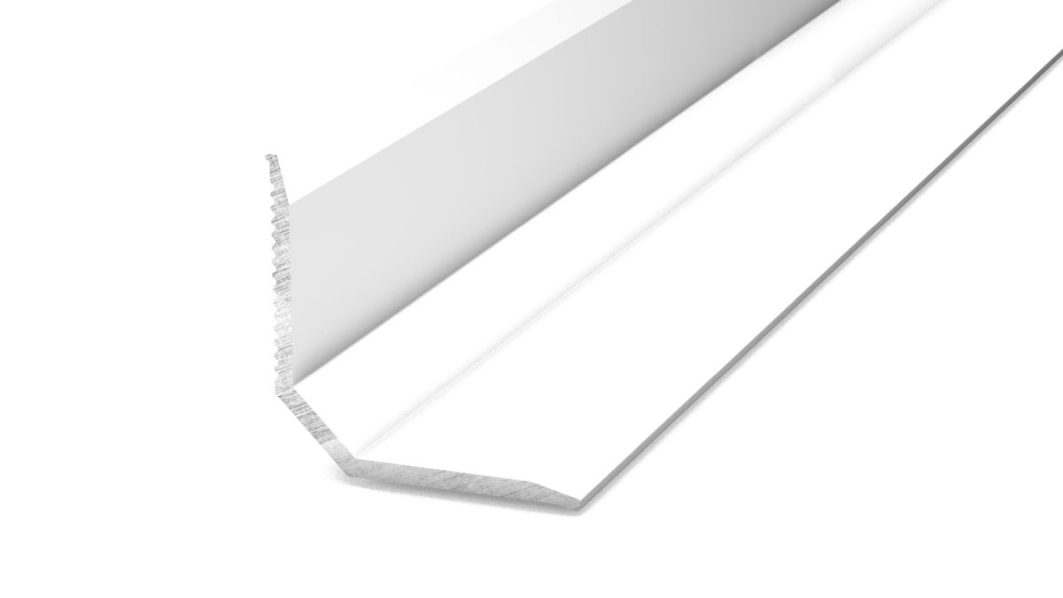 Prinz profilo di raccordo parete 19,5 x 19,5 mm - N. 297 - Bianco RAL 9003 - 250 cm