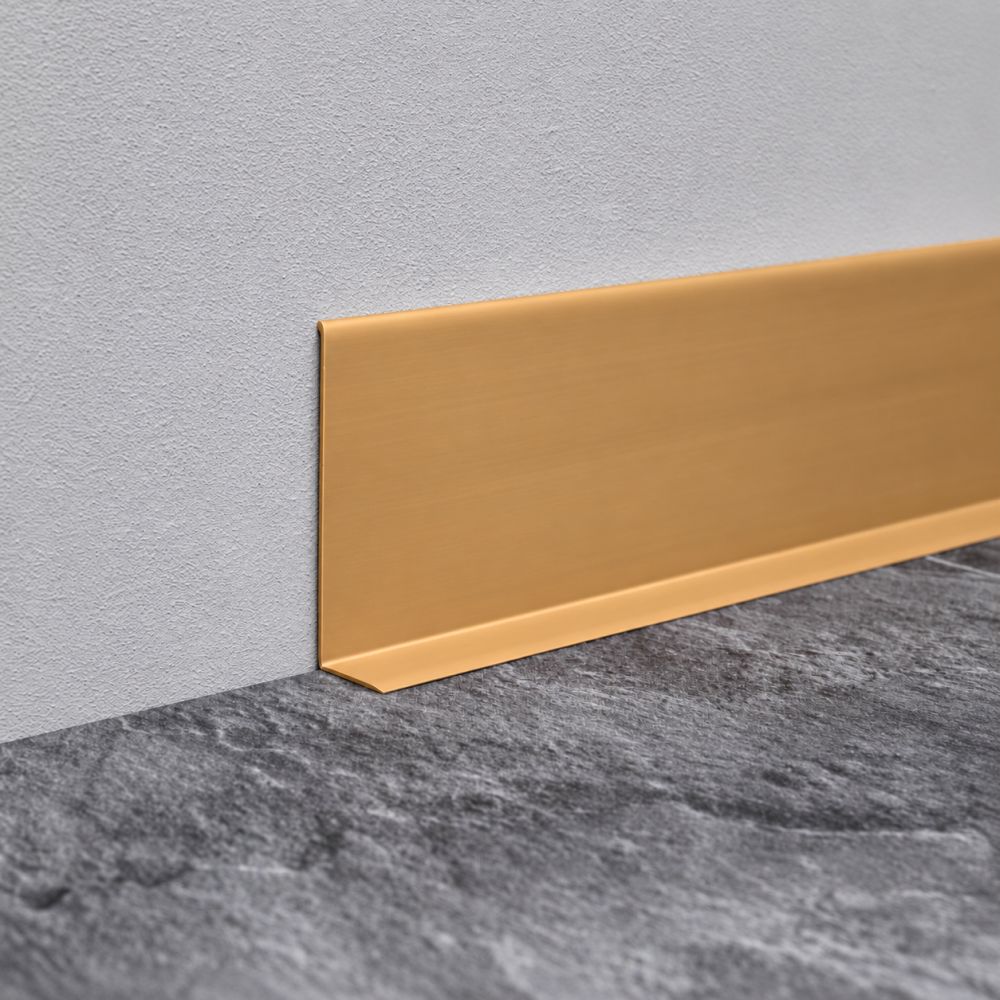 Plinthe souple brun clair 50 x 15mm