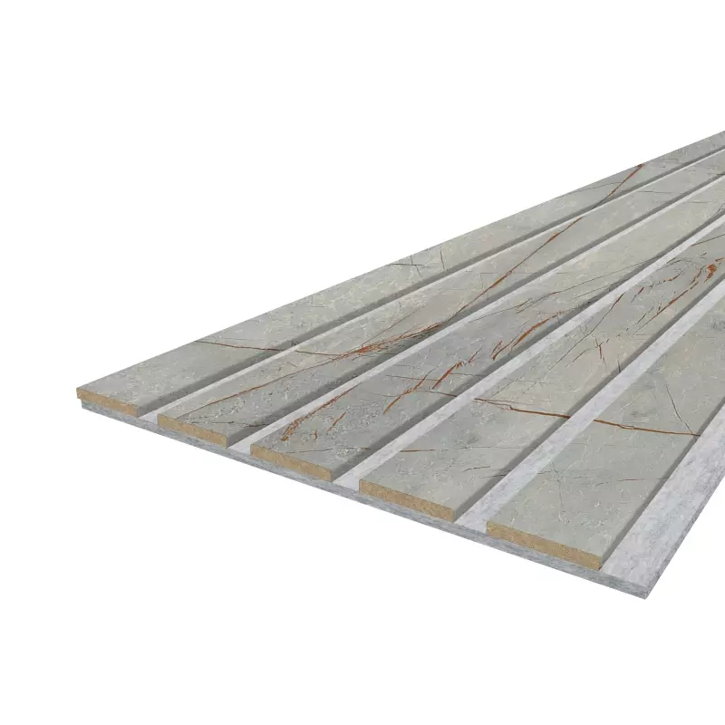 Acoustic panel LX 2600 x 400 mm - Acoustic felt Grey - Golden Stone