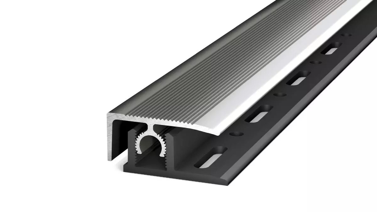 Profi-Tec MASTER end profile 308 - For flooring thicknesses from 8 - 14 mm - Polished stainless stee