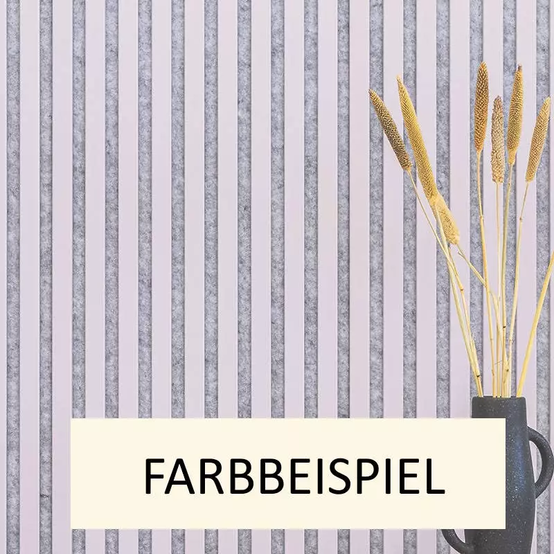 Sample LX - rose - acoustic felt grey