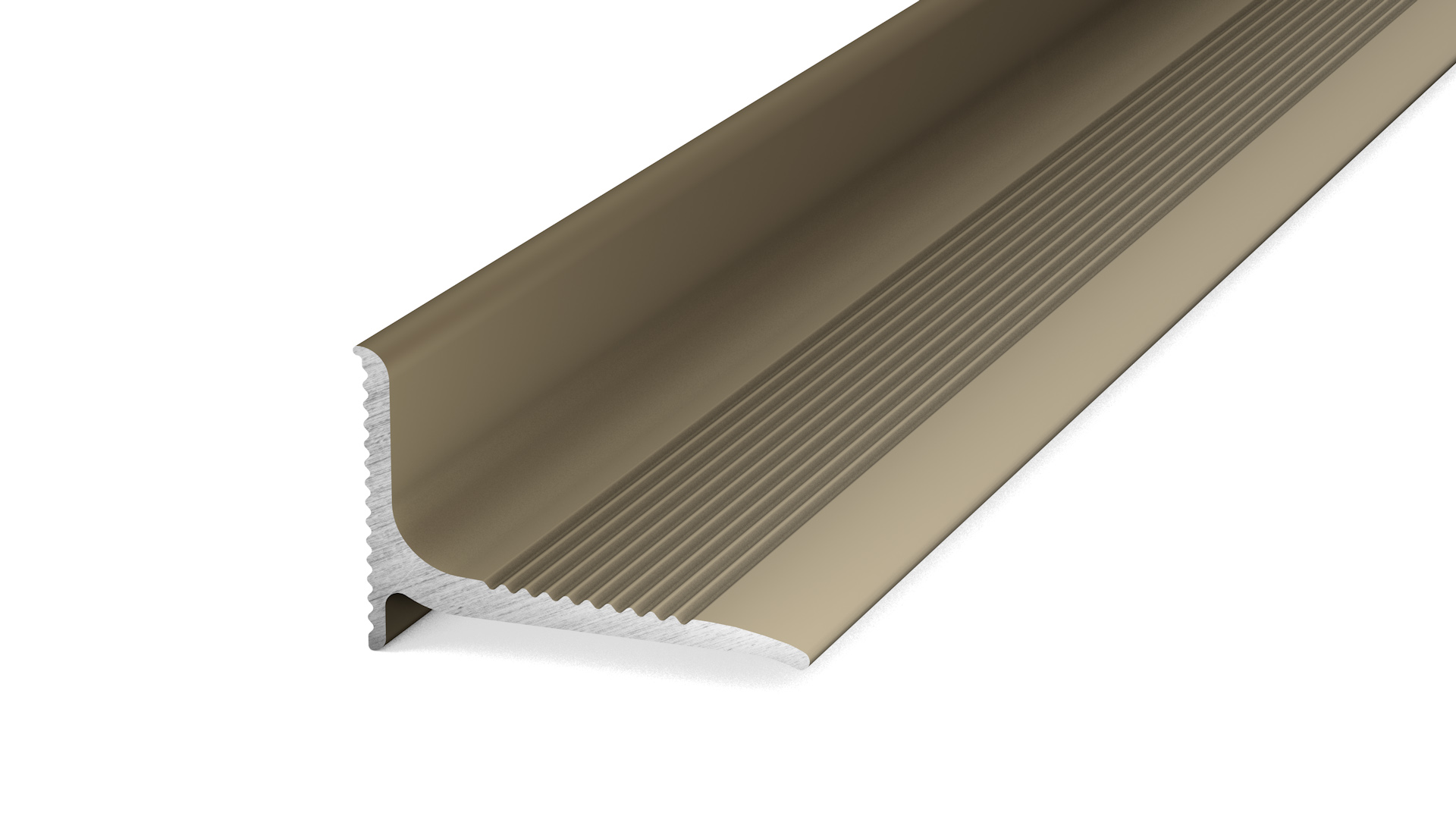 Wall Connection profile no. 290 - 19,8 x 13,1 mm stainless steel matt 1,00m