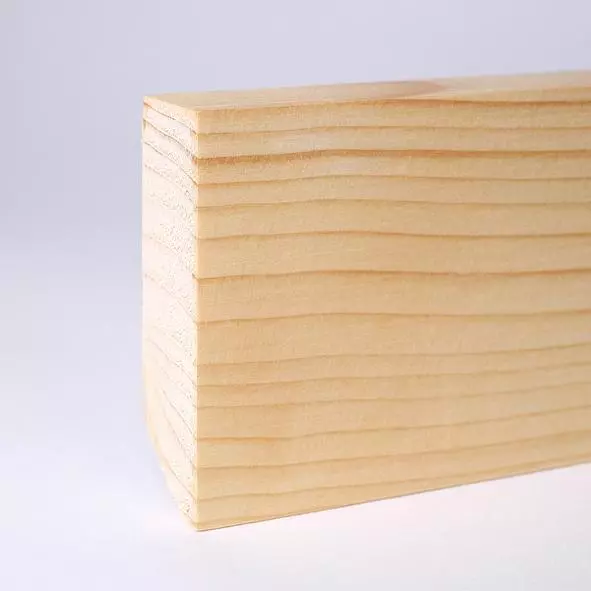 solid wood skirting 80mm quadrangular oiled pine