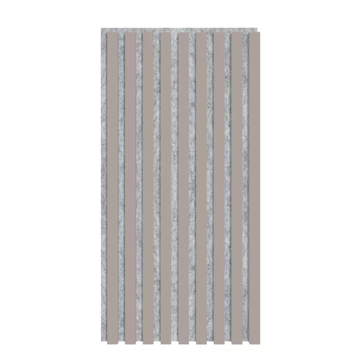 Akustikpaneel 800 x 400 mm Sandgrau - Akustikfilz Grau - Wandverkleidung