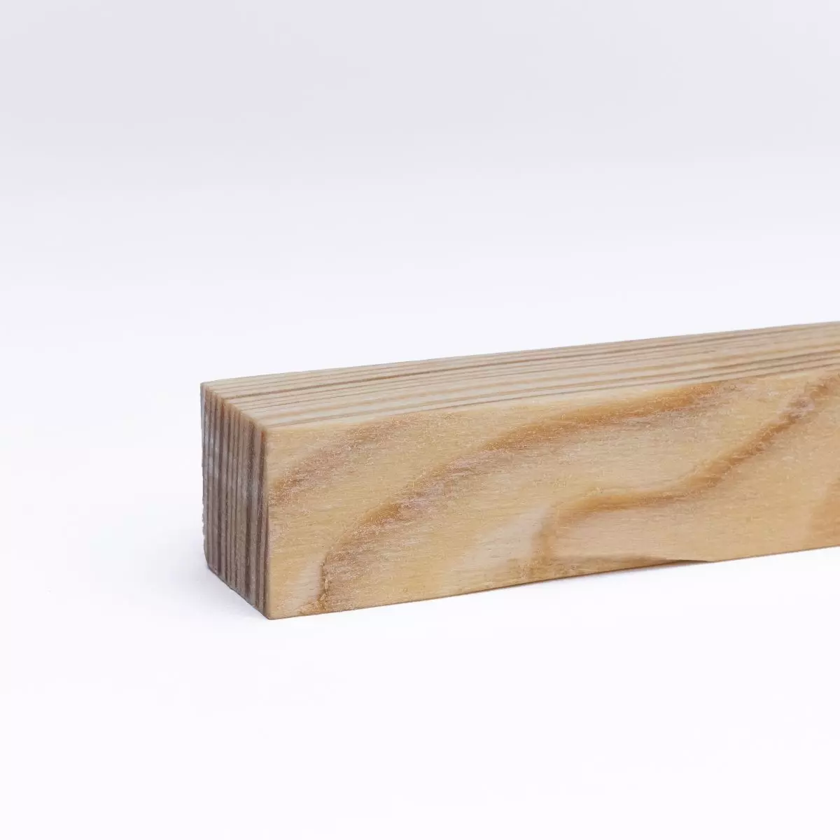 Solid wood skirting / facing strip 20 x 20 mm Oiled pine