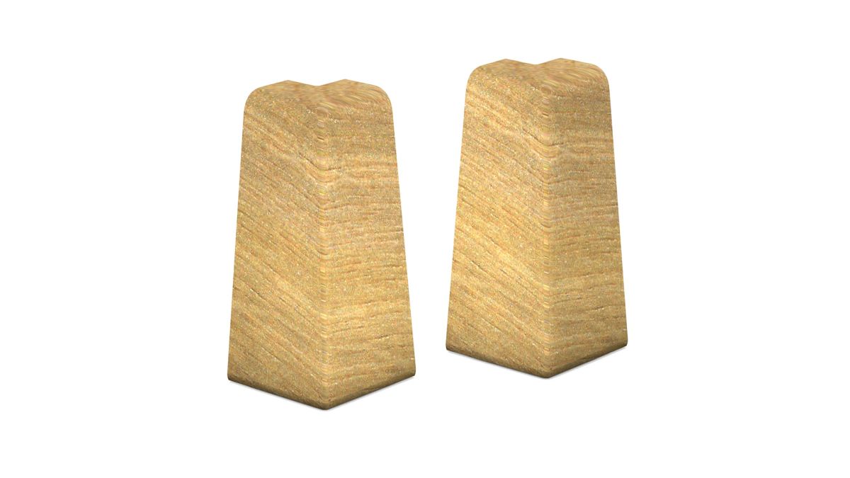 Prinz angoli esterni per MDF-sockeleiste 18 x 58 mm n. 809. - Royal oak