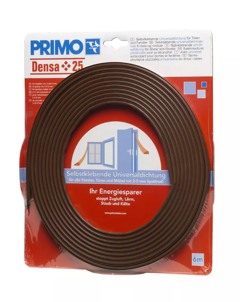 Sealing profile - self-adhesive - 6m - brown