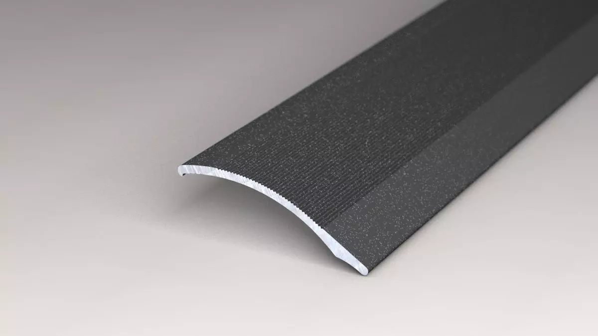 Adjustment profile 38 mm self-adhesive anthrazite metallic - 2.70 m