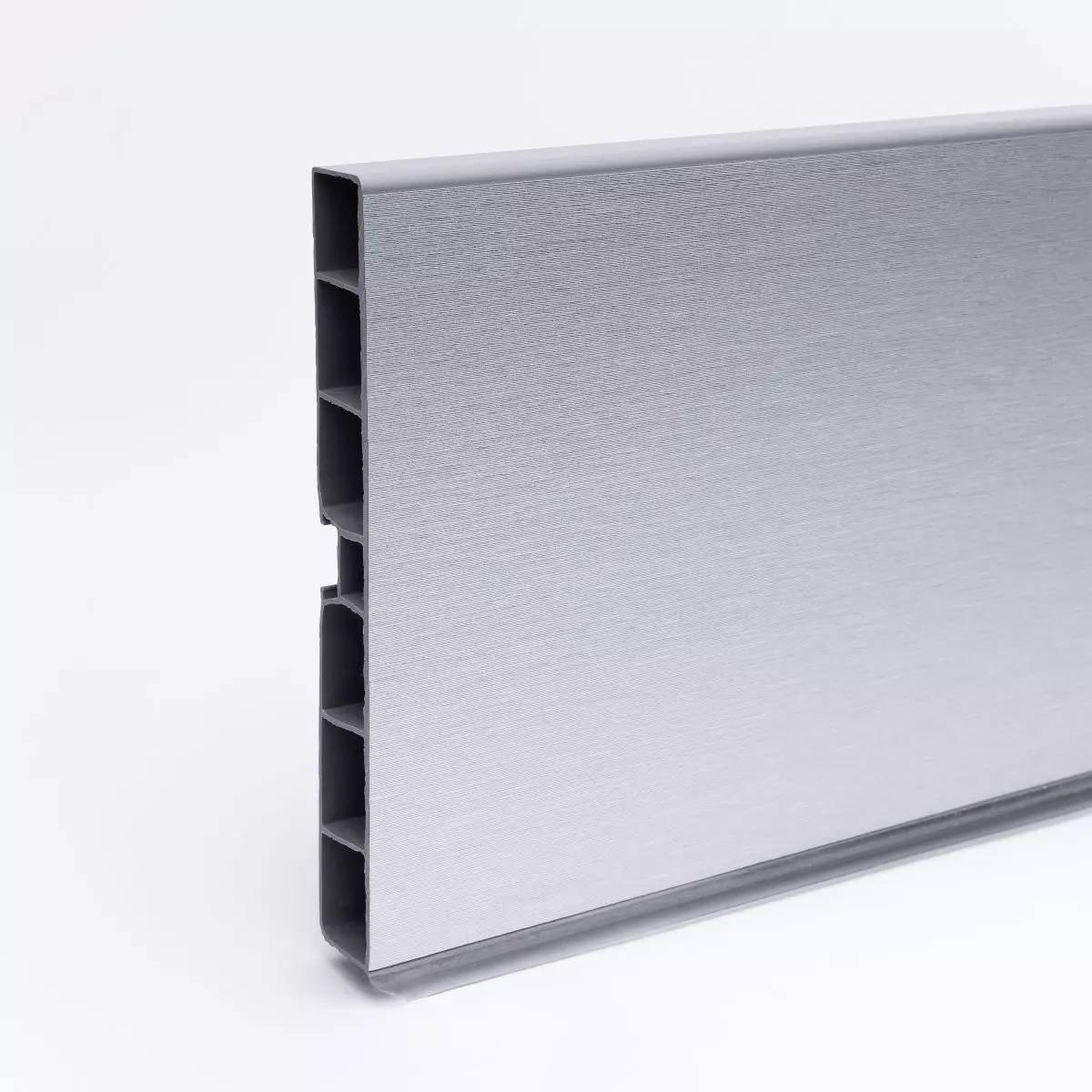 Sockelblende KS100 - Aluminium gebürstet - Länge 300 cm